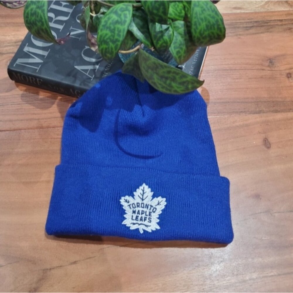 Toronto Maple Leafs Terrain Knit Solid Royal Cuff Knit Beanie Hat